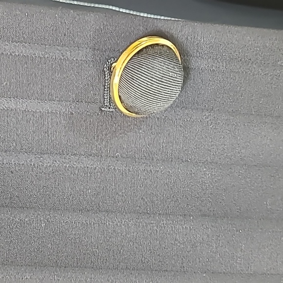 Gianfranco Ferre blazer vintage chic size 42 black wool with gold accent buttons - Picture 8 of 13